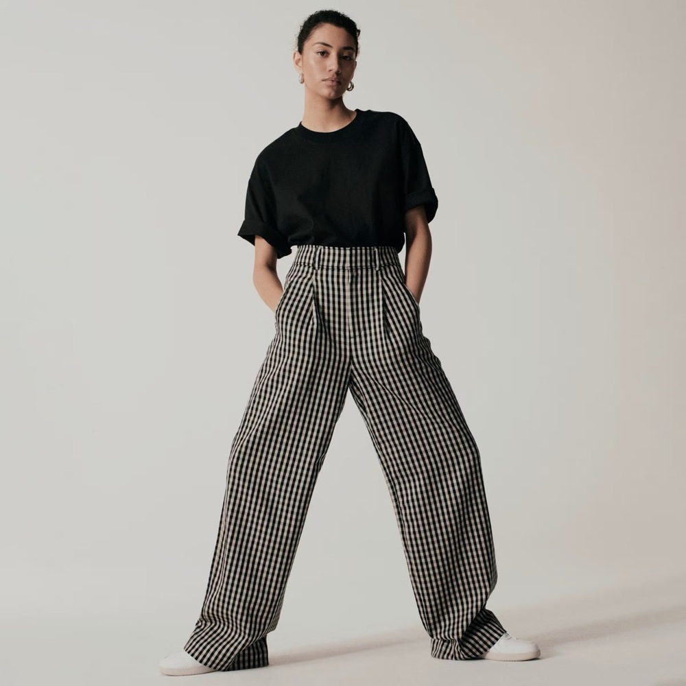 Everlane Way High Drape Pant, size 6 short